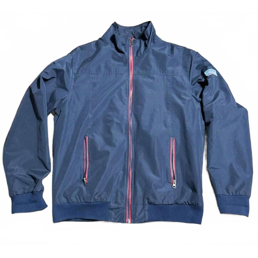 Atlas for Men British Navy  Fleece Lined Softshell Bomber Jacket Sz M RARE IN US